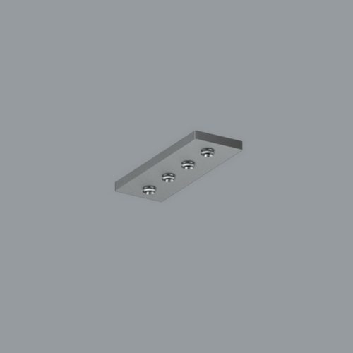 Bėginio apšvietimo sistemų priedai CLICK 48V, INSIGHT - Mechanical connector, METAL - Black