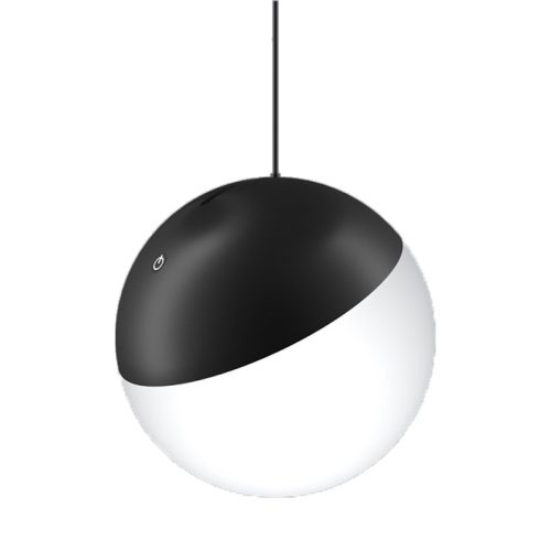 Šviestuvai bėginėms sistemoms CLICK 48V, INSIGHT BALL Suspended 31W LED/840, DIM 48VDC 600MA, 1500MM, RAL9005 Black