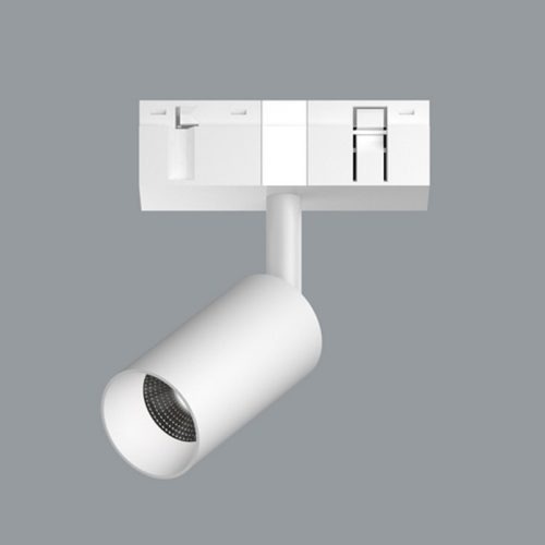 Šviestuvai bėginėms sistemoms CLICK 48V, INSIGHT SPOT 9W/830, 37D 48VDC 670MA RAL9016