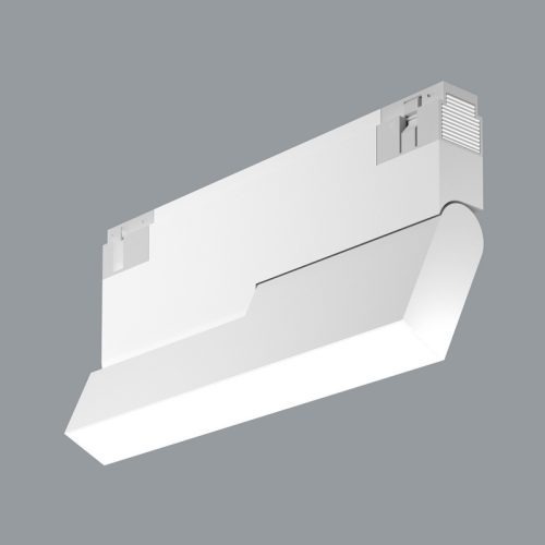 Šviestuvai bėginėms sistemoms CLICK 48V, INSIGHT PLX FLEXX 7W LED/830, 48VDC 350MA, 205MM, RAL9016