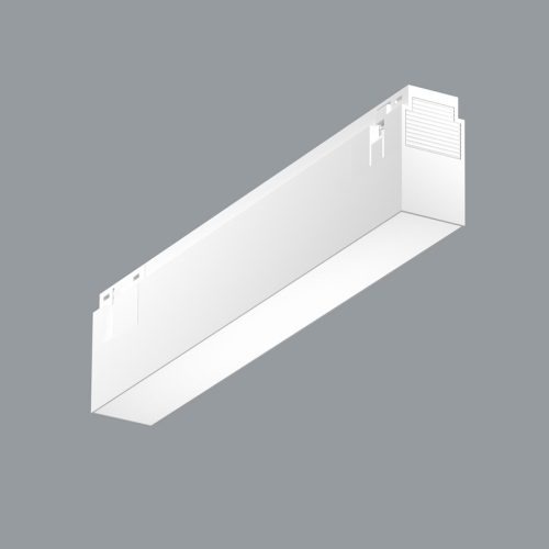 Šviestuvai bėginėms sistemoms CLICK 48V, INSIGHT PLX 6W LED/830, 48VDC 350MA, 205MM, RAL9016