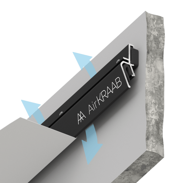 KRAAB SYSTEMS, Ventilation profile AirKraab 2m ilgio 2.0 1.4.1 Kraab systems