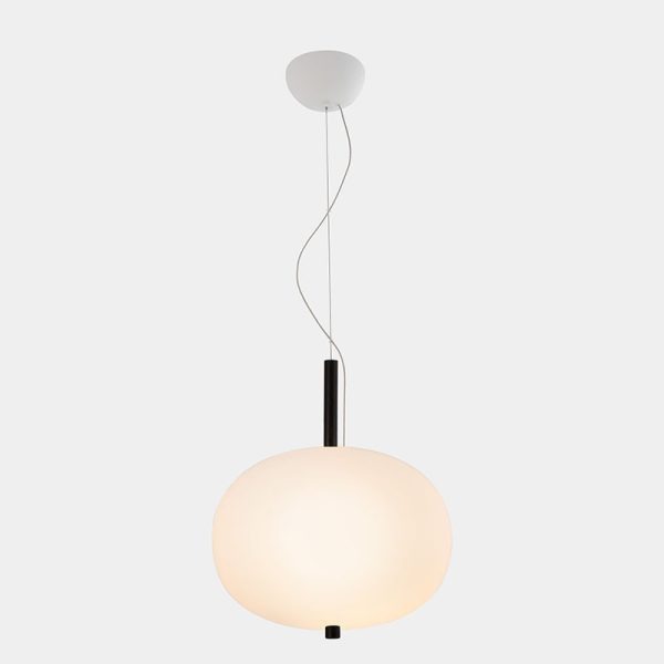 Pakabinami šviestuvai, Pakabinamas šviestuvas Ilargi Ø395 LED 25.5 LED warm-white 2700K DALI Madera Oscura 1507lm