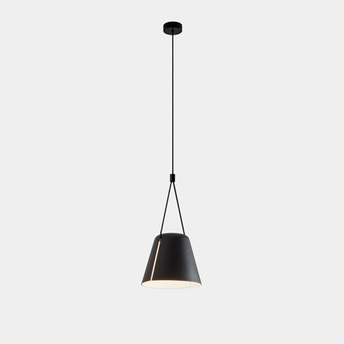 Pakabinami šviestuvai, Pakabinamas šviestuvas Attic Conic Shape E27 15 Black 916lm