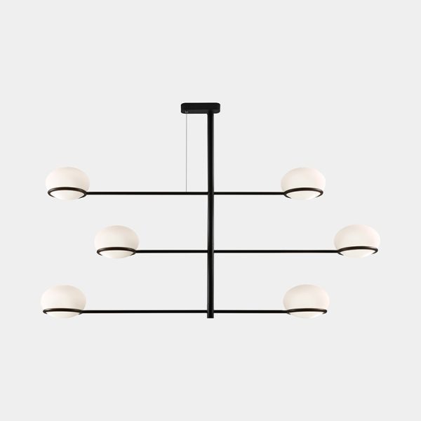 Pakabinami šviestuvai, Pakabinamas šviestuvas  Coco Chandelier E14 54 Black 3550lm