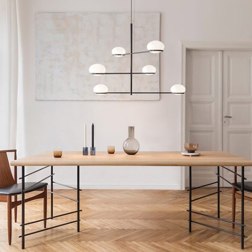 Pakabinami šviestuvai, Pakabinamas šviestuvas  Coco Chandelier E14 54 Black 3550lm