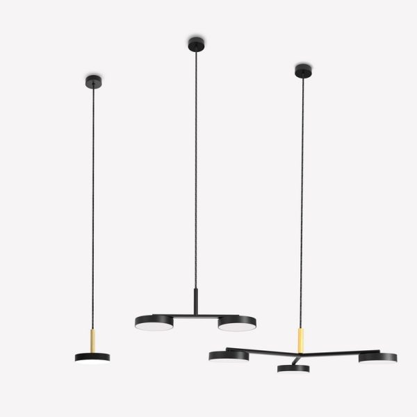 ROBIN lamps, Pakabinamas šviestuvas Rafaela mono Juodai matinis ROBIN