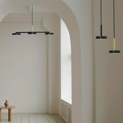 ROBIN lamps, Pakabinamas šviestuvas Rafaela mono Juodai matinis ROBIN