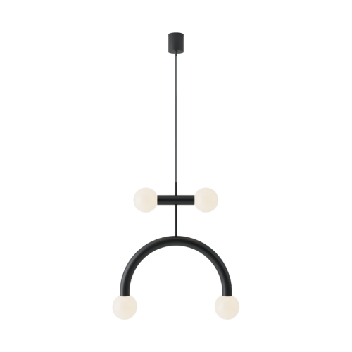 ROBIN lamps, Pakabinamas šviestuvas Rigoberta duo curved Juodai matinis ROBIN 189 Robin