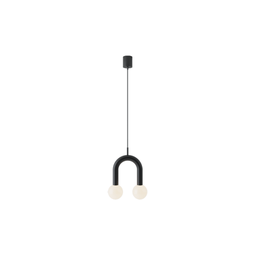 ROBIN lamps, Pakabinamas šviestuvas Rigoberta super curved Juodai matinis ROBIN 424 Robin