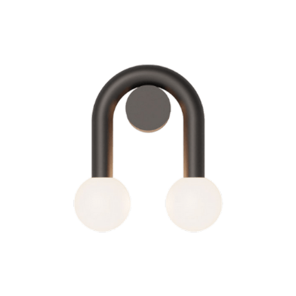 ROBIN lamps, Sieninis šviestuvas Rigoberta direct super curved Juodas arba baltas ROBIN