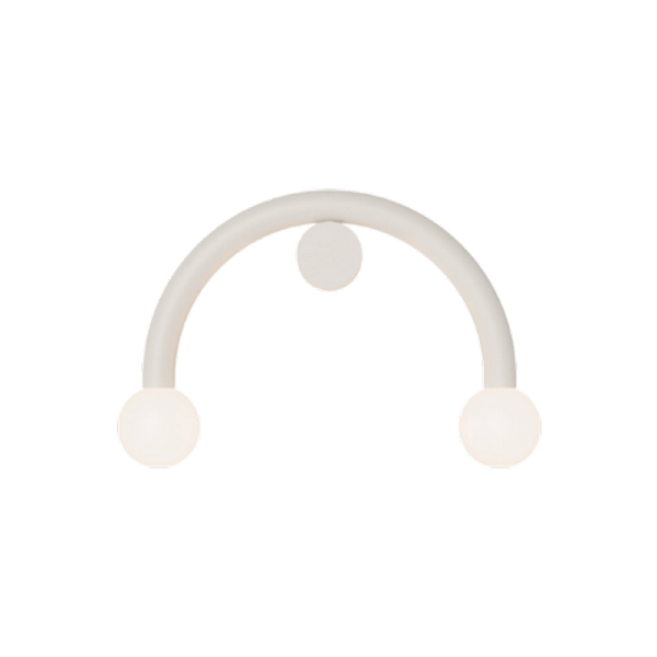 ROBIN lamps, Sieninis šviestuvas Rigoberta direct curved Juodas arba baltas ROBIN