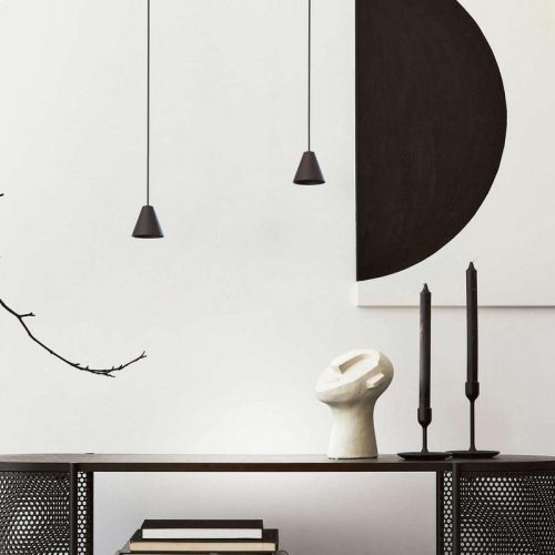 ROBIN lamps, Pakabinamas šviestuvas Rimini DALI Juodas arba baltas ROBIN