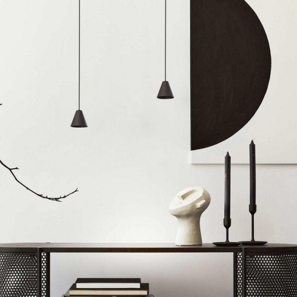 ROBIN lamps, Pakabinamas šviestuvas Rimini DALI Juodas arba baltas ROBIN