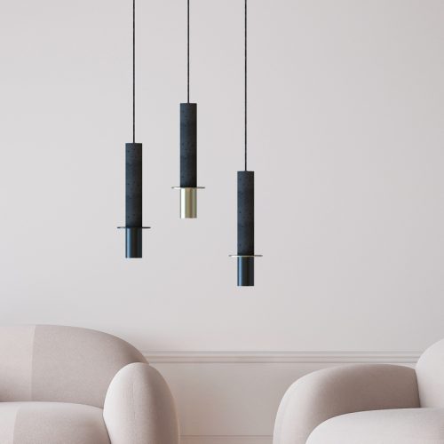 ROBIN lamps, Pakabinamas šviestuvas Rita Juodai matinis ROBIN 1209 Robin