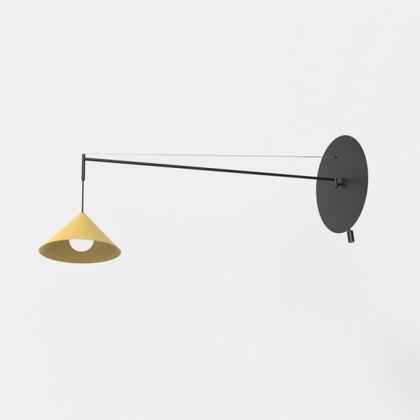 ROBIN lamps, Sieninis šviestuvas Roma 120 Juodai matinis ROBIN