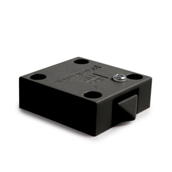 Durų jutikliai, Spintelės jungiklis 2A 24VDC Juodas E62066