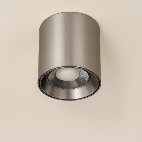 Sandėlio išpardavimas, Lubinis šviestuvas BABIL 10W CCT SWITCH TITANIUM AZ7105