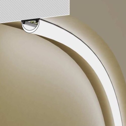 LED profiliai, Lankstus LED juostos profilis ARC12 anoduotas