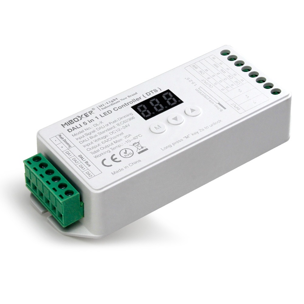 DL-X_1 Miboxer, DL-X DALI 5 in 1 LED Controller (DT8)