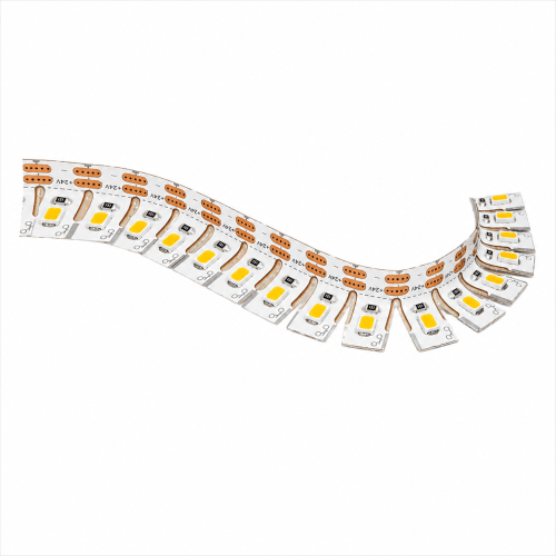 Standartinės LED juostos, HQL 3D-šoninio lenkimo LED juosta 24V IP20 LED 3528, 140 SMD/m 20W/m 2700lm/m 3000K Karpoma kas 7.14mm