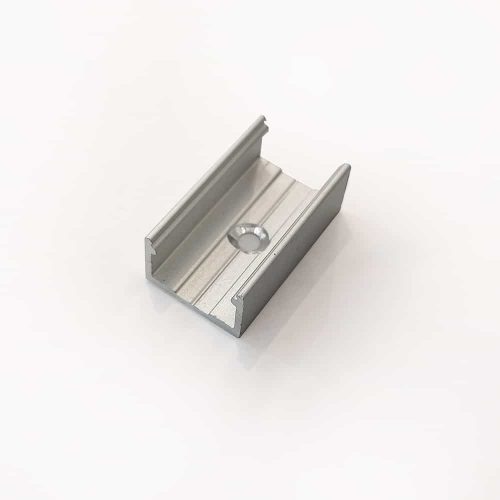 Kiti priedai, Alu clip, 12.4x13x20mm NEON FLEX 10x10mm laikiklis, aliuminis
