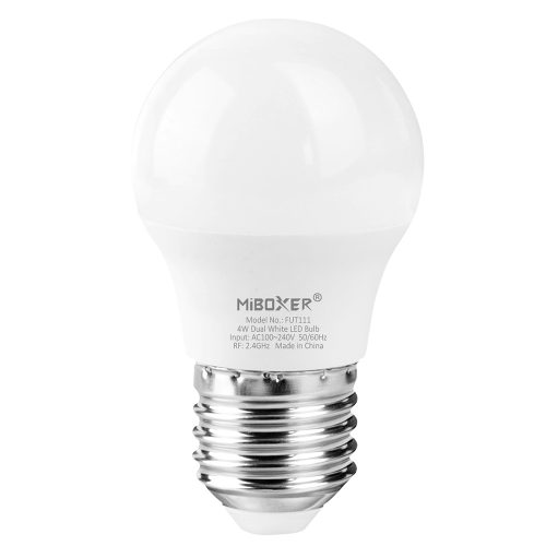 Standartines lemputės, FUT111 4W E27 dvispalvė LED lemputė (2.4G)
