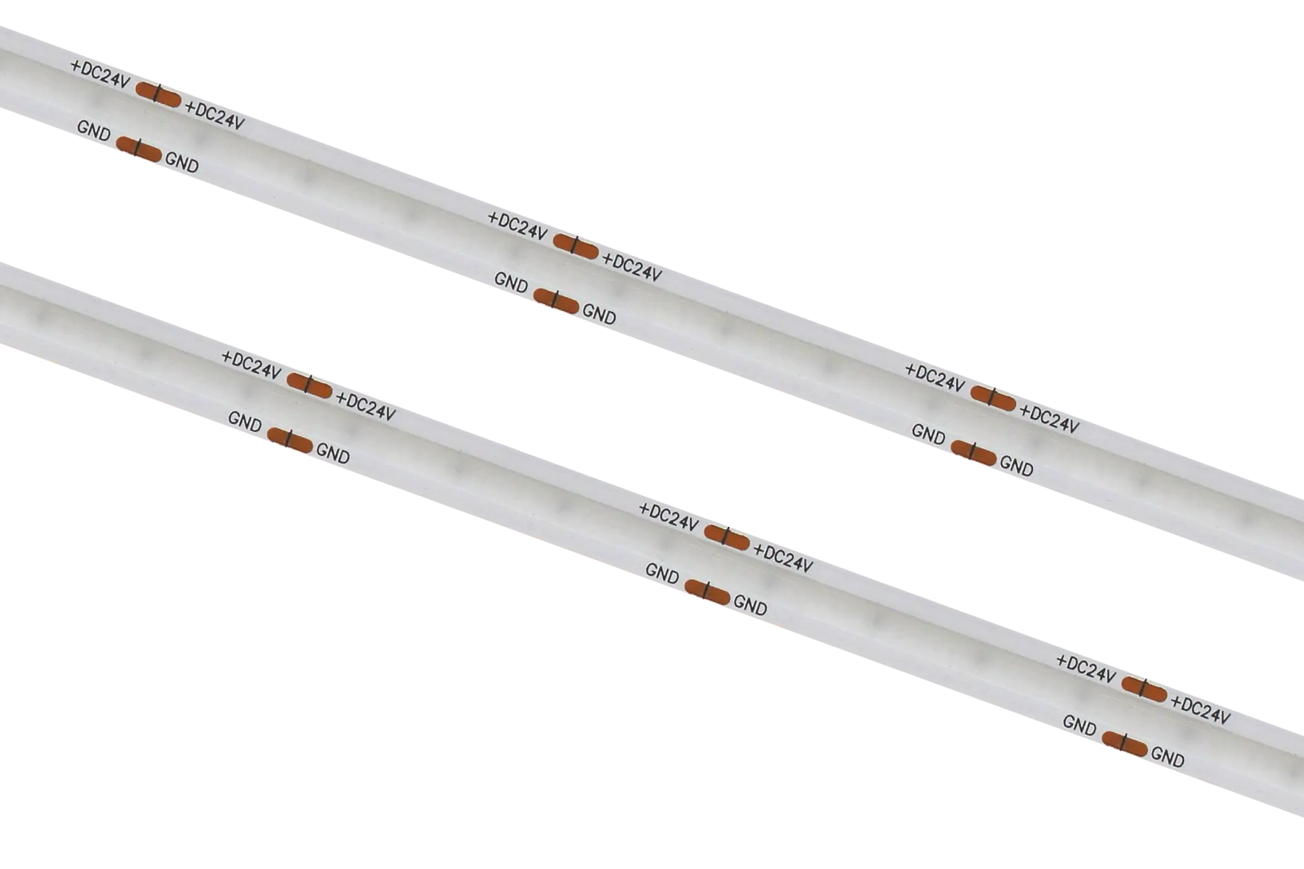 COB-528-COLOR.webp Atsparus drėgmei led juostos, LED juosta 24V IP20/IP66 528LED/m 10W/m 220-530 lm/m MĖLYNA, RAUDONA, ŽALIA Karpoma kas 45.5mm