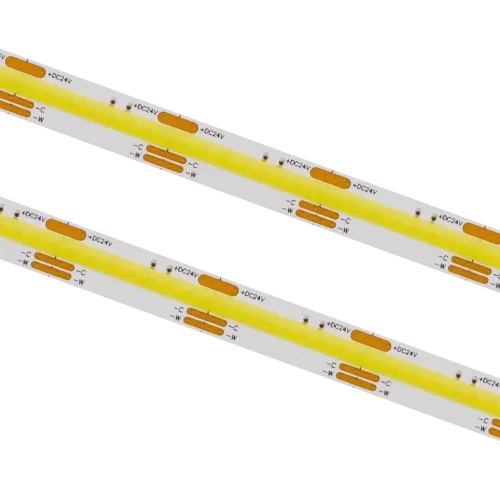 Atsparus drėgmei led juostos, LED juosta 24V IP20/IP66 608LED/m 16W/m 1480 lm/m 2700-6500K Karpoma kas 26.3mm