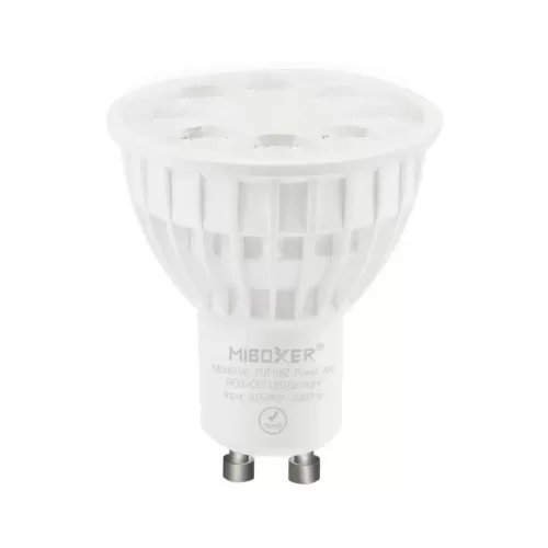 Išmanios lemputės Zigbee/Z-Wave/WIfi/Bluetooth, LED žibintas GU10 4W RGB+CCT 230V Zigbee FUT103Z
