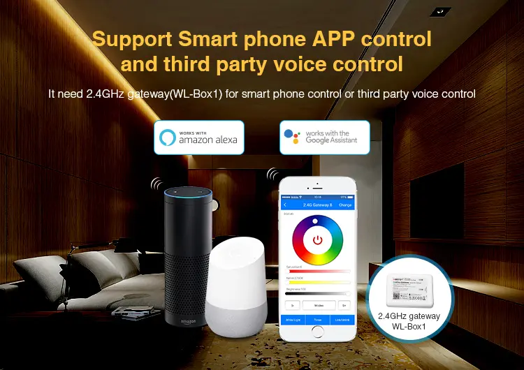 LS2-06 Miboxer, LED valdiklis RGB+CCT 12-24VDC 5in1 LS2