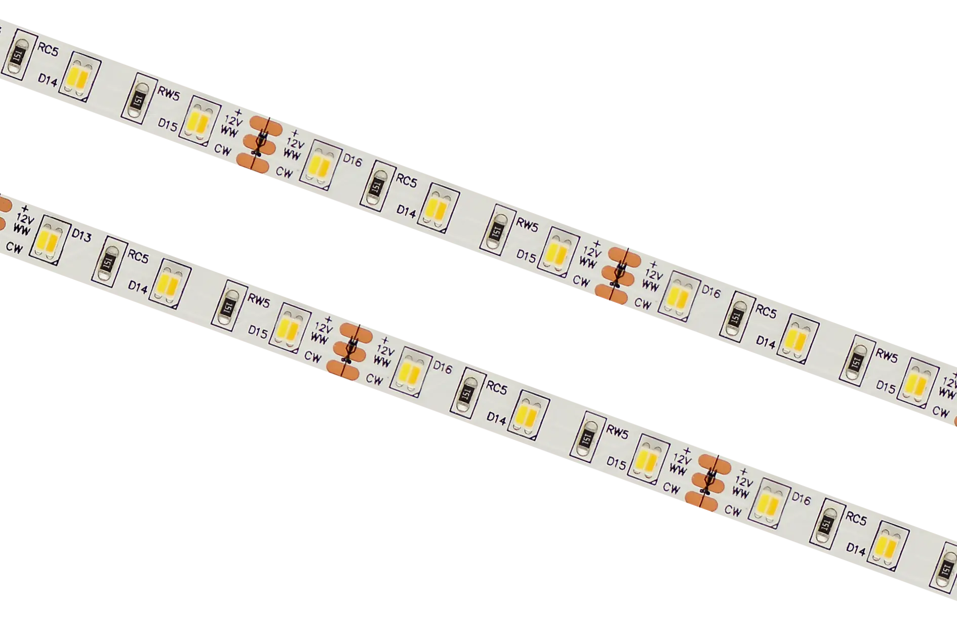 SPA-60-CCT.webp HQL LEDinis, LED juosta 12V IP20 60LED/m 9.6W/m 960 lm/m 2700-6000K Karpoma kas 50mm