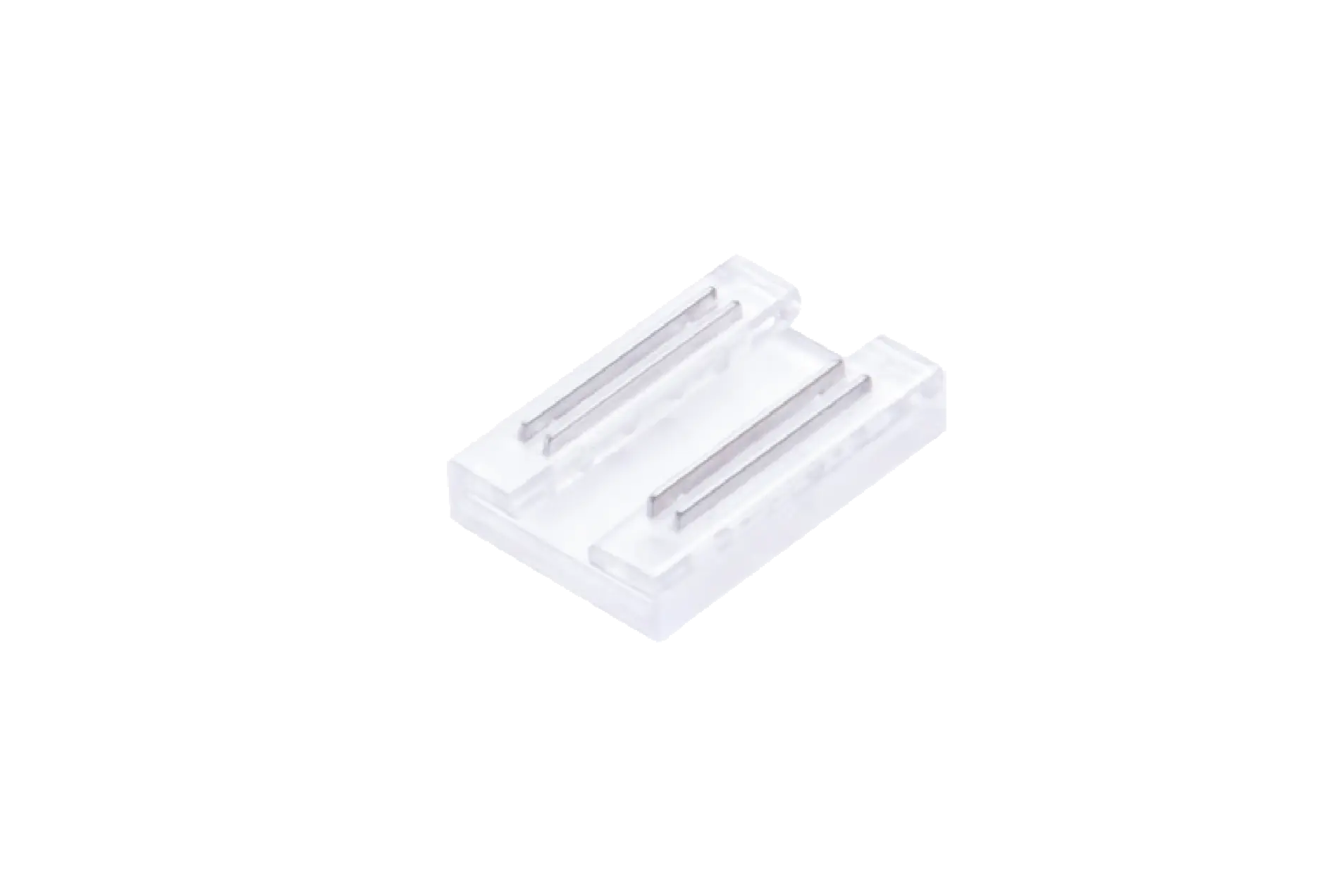 ZBCI-10BB-4 LED jungtys su laidais, Jungtis 10mm LED juostai COB - juosta prie juostos, 4 kontaktų jungtis (FS-AP011-4-10BB-ZBCI)