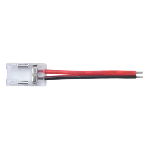 Jungiamieji elementai, Jungtis 8mm LED juostai juosta prie laido 2 kontaktų SMD/COB 15cm 0.5mm2 20AWG (FS-AP011-2-8XB-ZBCI)