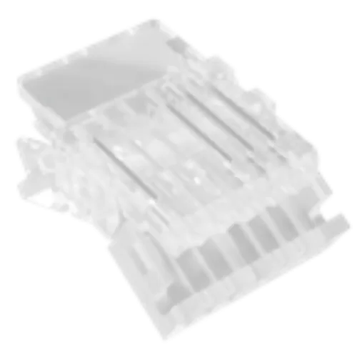 LED jungtys su laidais, Jungtis 10mm LED juostai - juosta prie laido, 4 kontaktų jungtis (FS-AP011-C-4-10XB-ZMM)