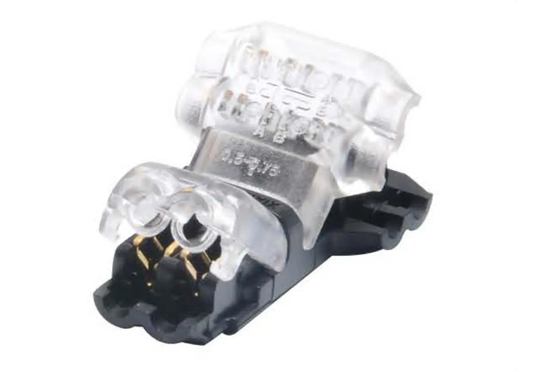 ZWJ-T-2C.webp LED jungtys su laidais, Laido jungtis - T formos, 1 arba 2 kontaktų Wire to Wire