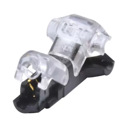 LED jungtys su laidais, Laido jungtis - T formos, 1 arba 2 kontaktų Wire to Wire