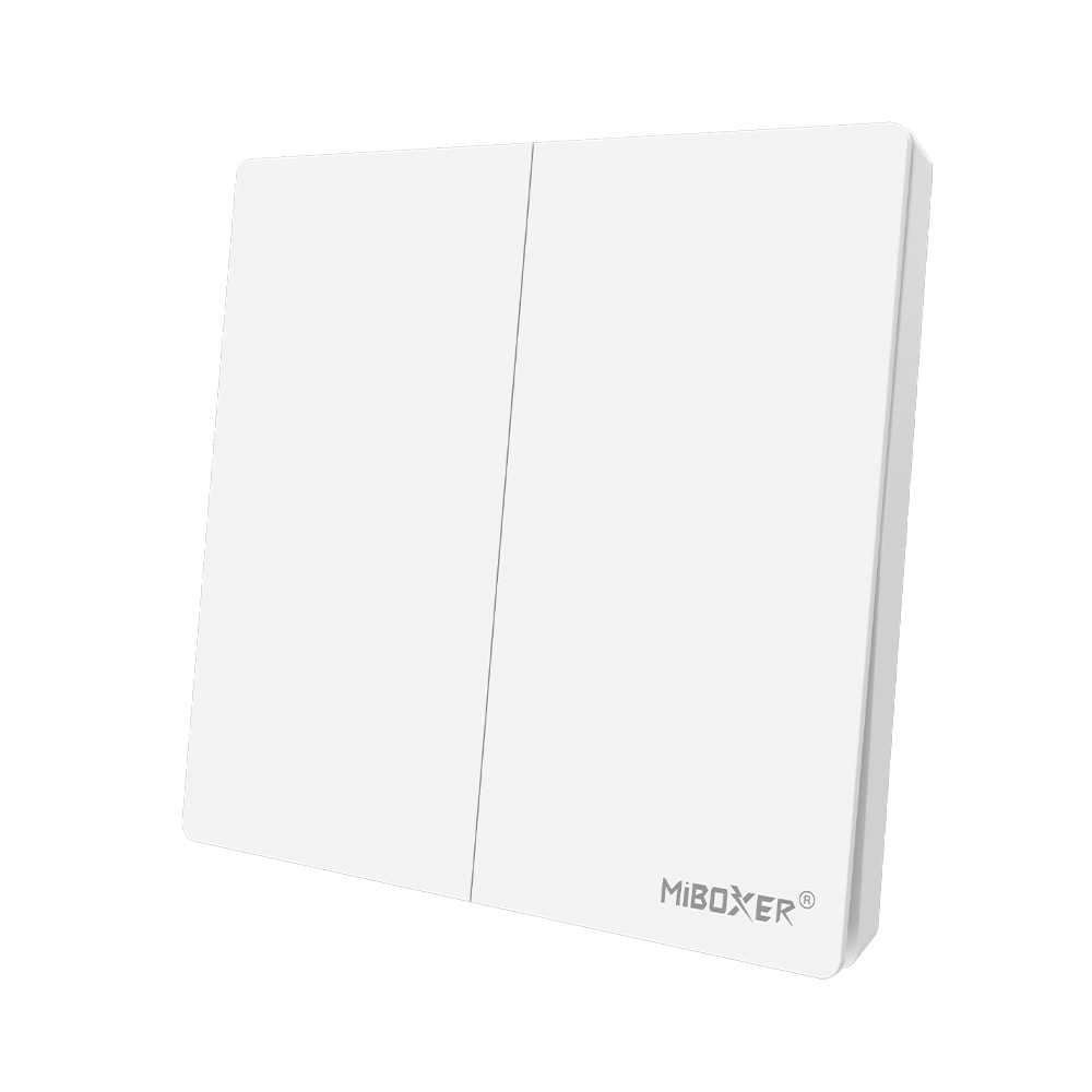 p22 Nuotolinio valdymo pultai RF ir jungikliai, PUSH3-2 2 sekcijų belaidė pritemdymo panelė (2.4GHz)